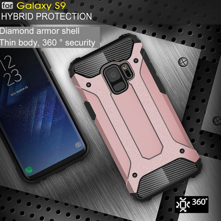 For Galaxy S9 TPU + PC 360 Degree Protection Shockproof Protective Back Case