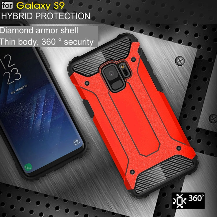 For Galaxy S9 TPU + PC 360 Degree Protection Shockproof Protective Back Case