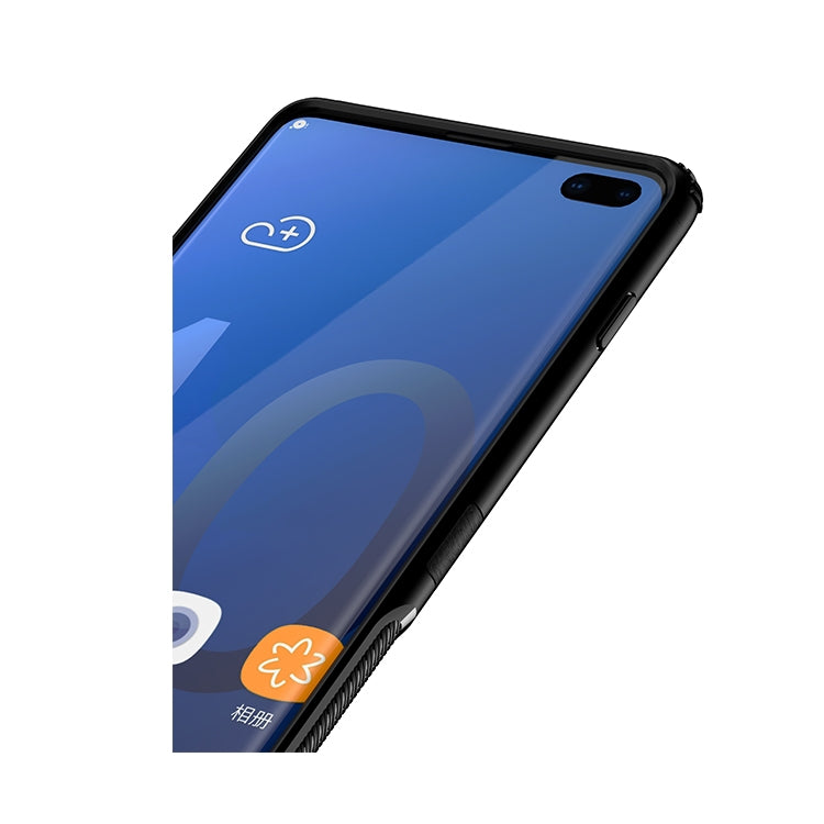 Shockproof Car Magnetic Case with 360 Degree Gold Armor Ring for Galaxy S10