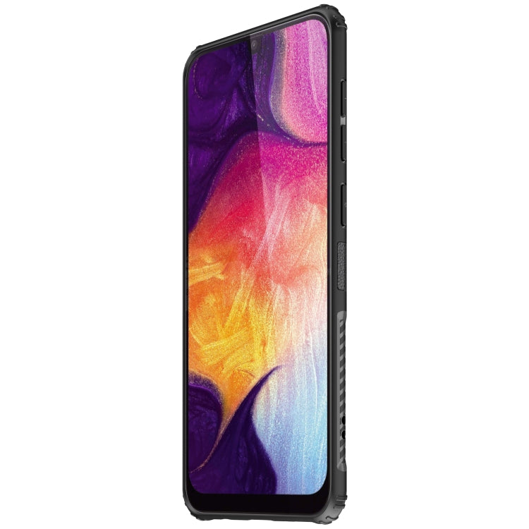 Shockproof Car Magnetic Case with 360 Degree Gold Armor Ring for Galaxy A50