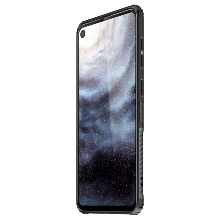 Shockproof Car Magnetic Case with 360 Degree Gold Armor Ring for Galaxy A60