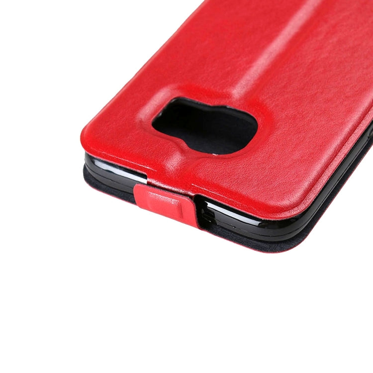 For Galaxy S7 Edge / G935 Vertical Flip Leather Case with Card Slot & Photo Frame