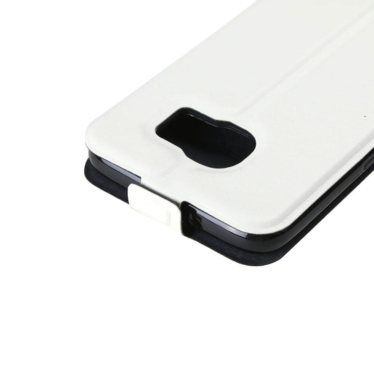 For Galaxy S7 Edge / G935 Vertical Flip Leather Case with Card Slot & Photo Frame