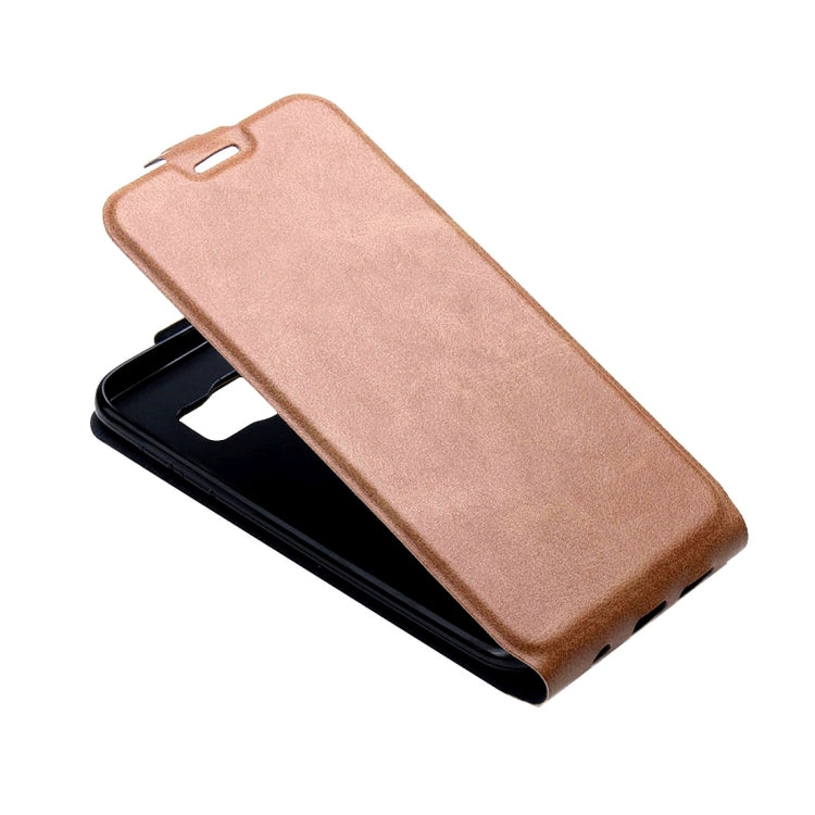 For Galaxy S7 Edge / G935 Vertical Flip Leather Case with Card Slot & Photo Frame