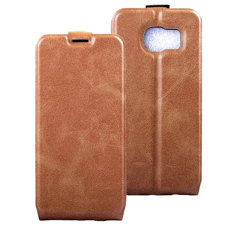 For Galaxy S7 Edge / G935 Vertical Flip Leather Case with Card Slot & Photo Frame