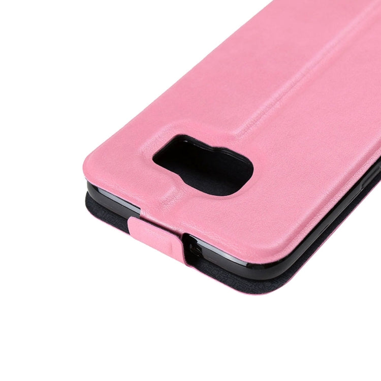 For Galaxy S7 / G930 Vertical Flip Leather Case with Card Slot & Photo Frame
