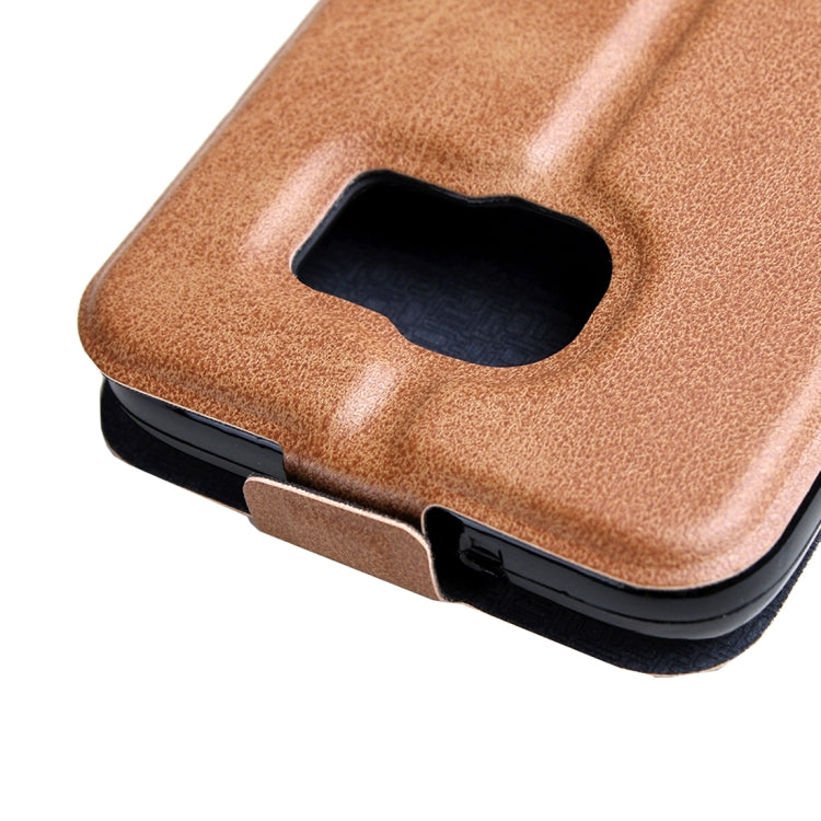 For Galaxy S7 / G930 Vertical Flip Leather Case with Card Slot & Photo Frame