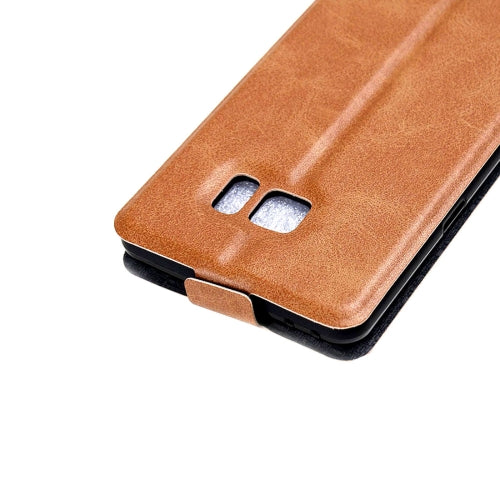For Galaxy Note 7 / N930 Vertical Flip Leather Case with Card Slot & Photo Frame