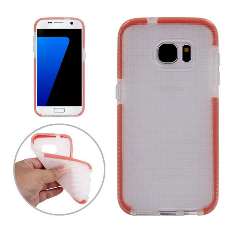 For Galaxy S7 / G930 Knit Texture TPU Protective Case