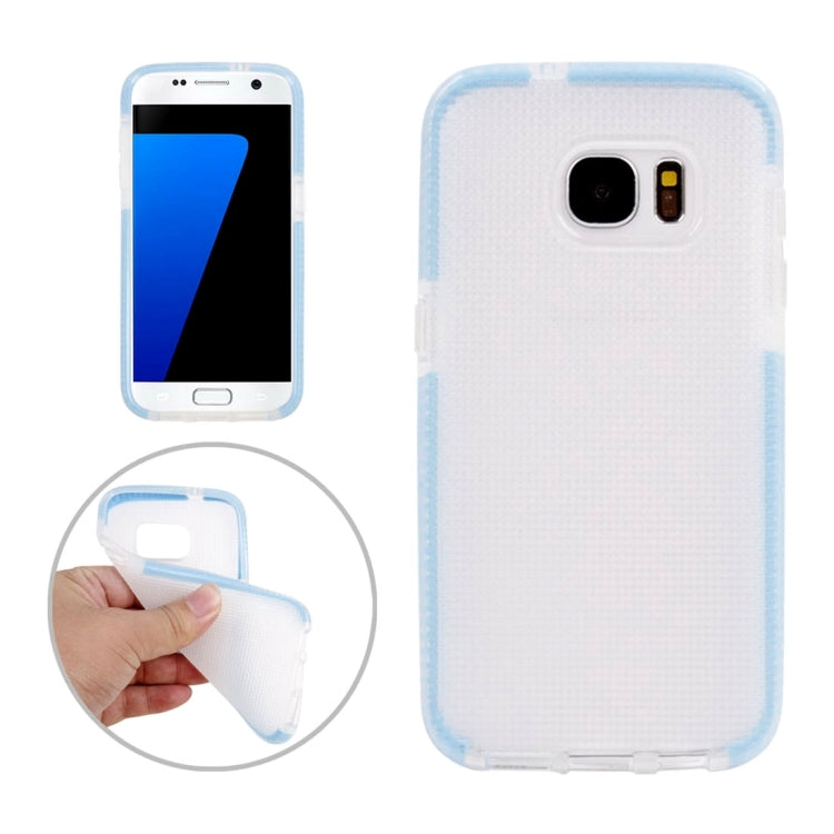 For Galaxy S7 / G930 Knit Texture TPU Protective Case