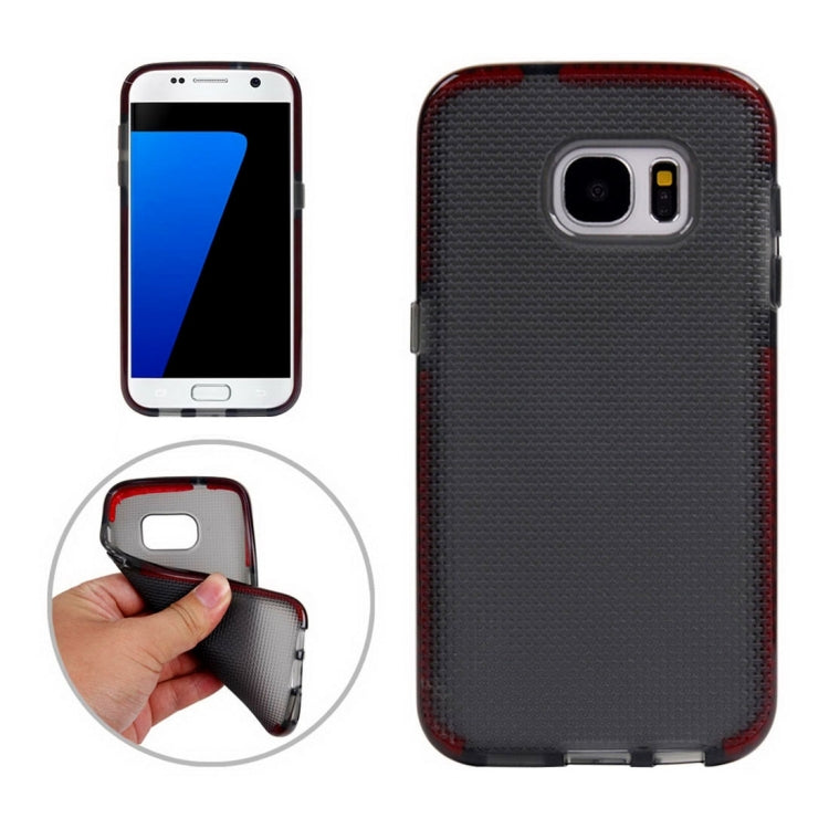 For Galaxy S7 / G930 Knit Texture TPU Protective Case