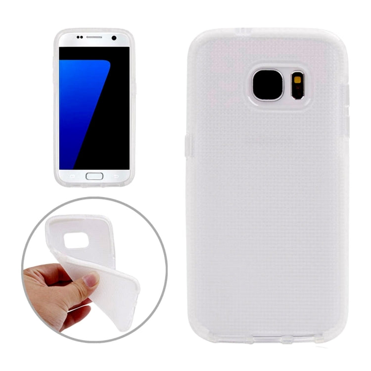 For Galaxy S7 / G930 Knit Texture TPU Protective Case