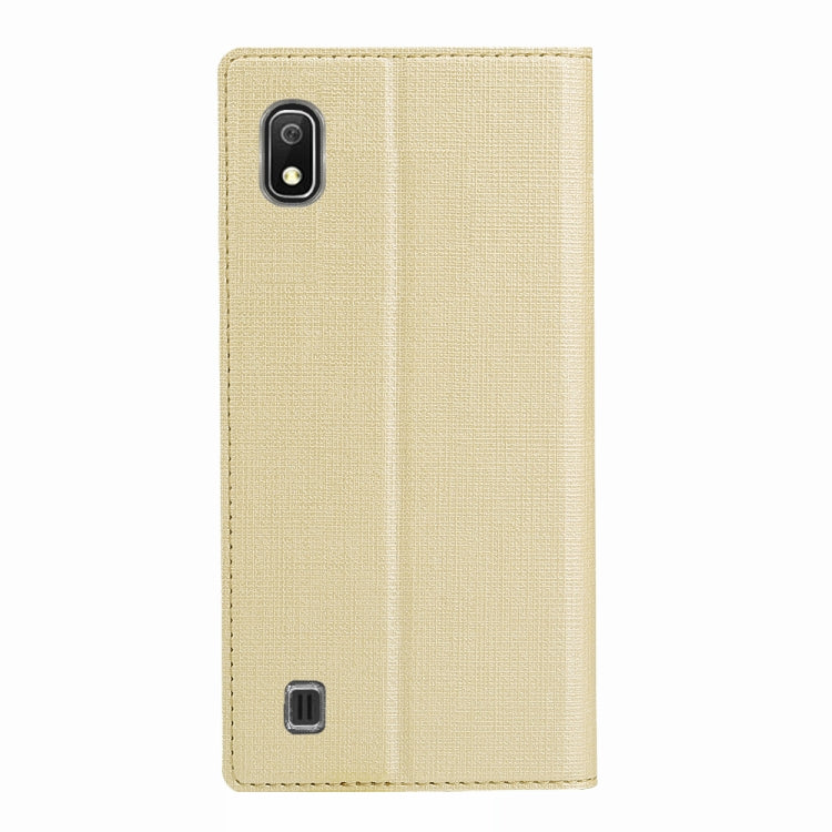 ViLi Texture PU Leather Case for Galaxy A10 ,with Holder & Card Slots & Wallet