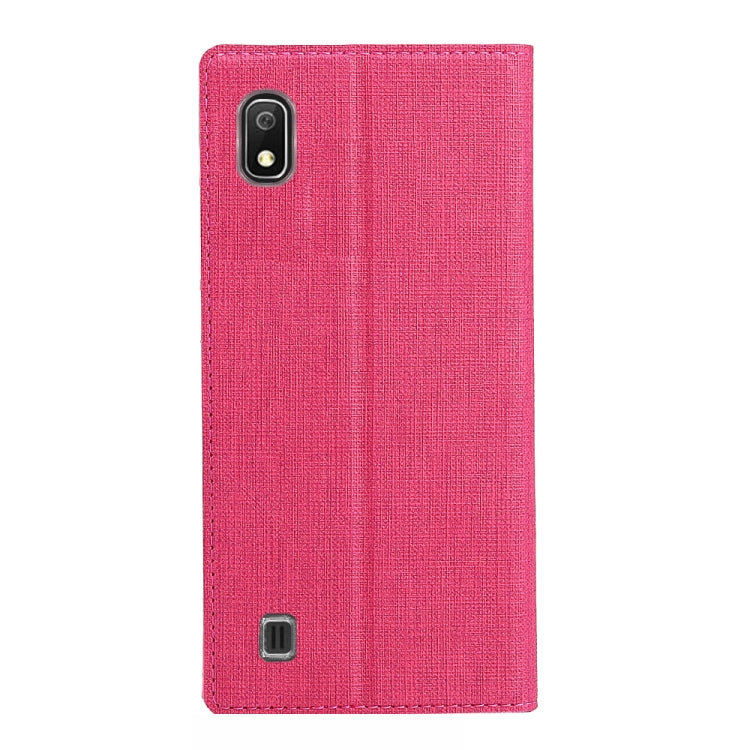 ViLi Texture PU Leather Case for Galaxy A10 ,with Holder & Card Slots & Wallet