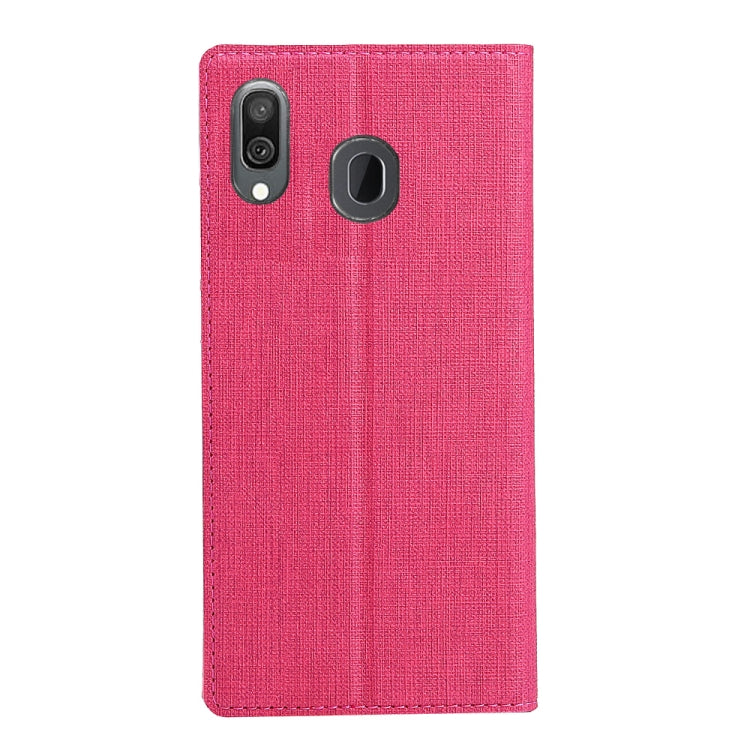 ViLi Texture PU Leather Case for Galaxy A20 / A30 ,with Holder & Card Slots & Wallet