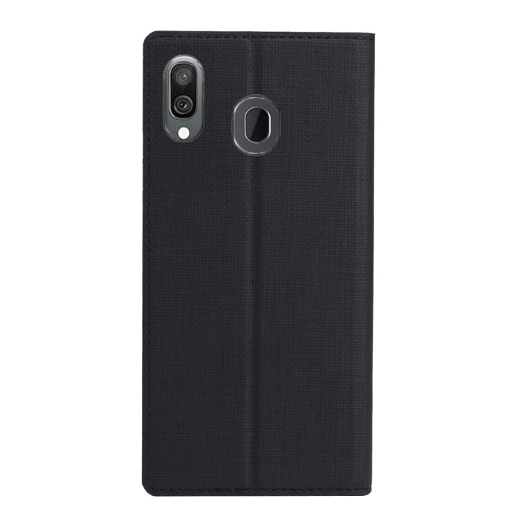 ViLi Texture PU Leather Case for Galaxy A40 ,with Holder & Card Slots & Wallet
