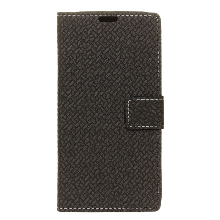 For Galaxy J7 Prime Weaving Texture Horizontal Flip PU Leather Case with Holder & Card Slots & Wallet & Photo Frame