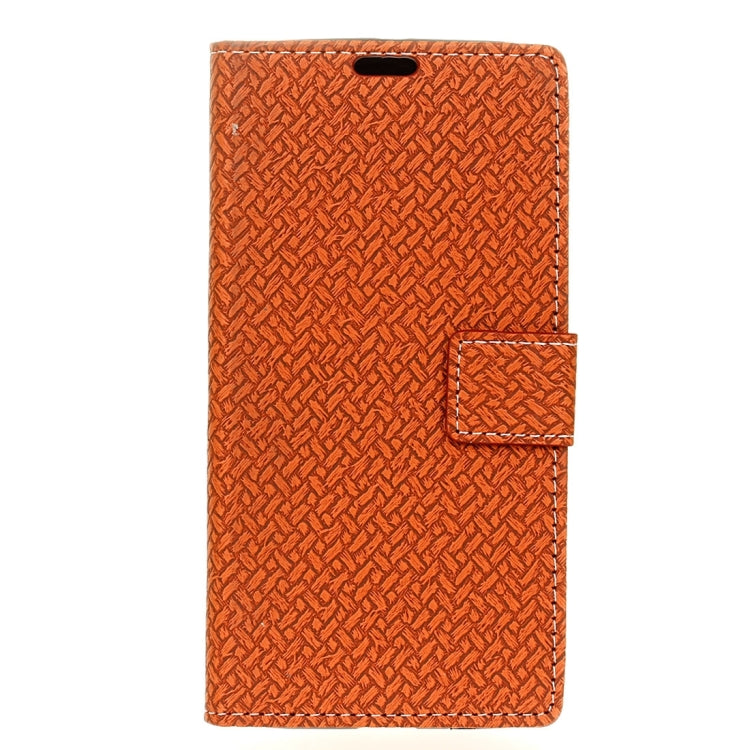 For Galaxy J7 Prime Weaving Texture Horizontal Flip PU Leather Case with Holder & Card Slots & Wallet & Photo Frame
