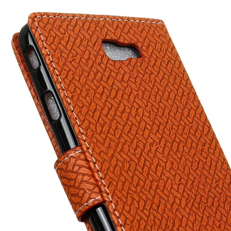 For Galaxy J5 Prime Weaving Texture Horizontal Flip PU Leather Case with Holder & Card Slots & Wallet & Photo Frame