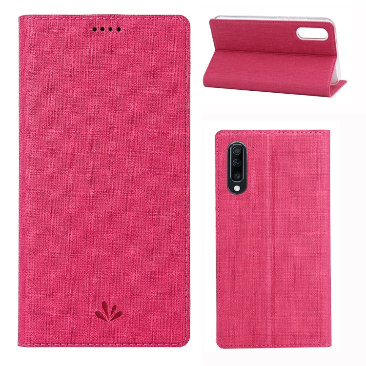ViLi Texture PU Leather Case for Galaxy A70 ,with Holder & Card Slots & Wallet