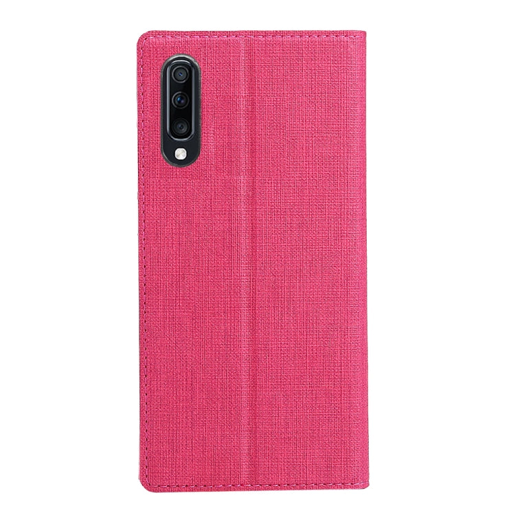 ViLi Texture PU Leather Case for Galaxy A70 ,with Holder & Card Slots & Wallet