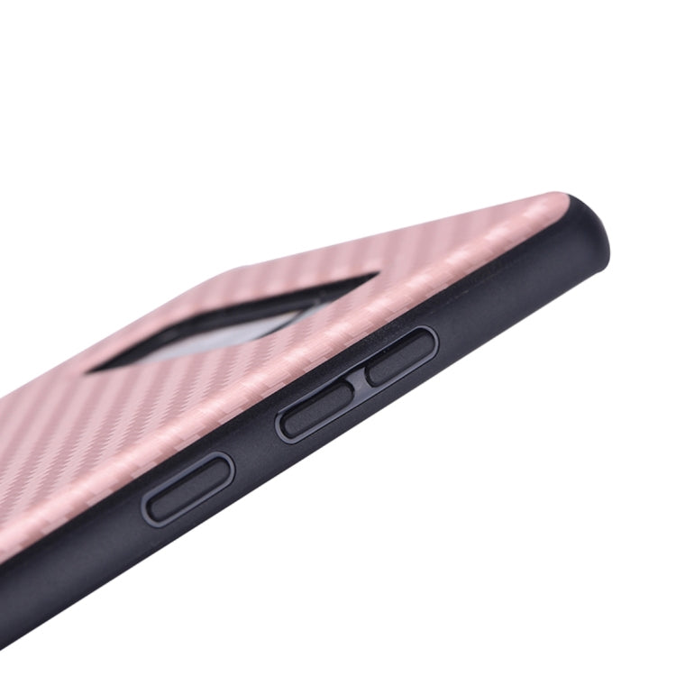 For Galaxy Note 8 Carbon Fiber Texture TPU Dropproof Protective Back Cover Case