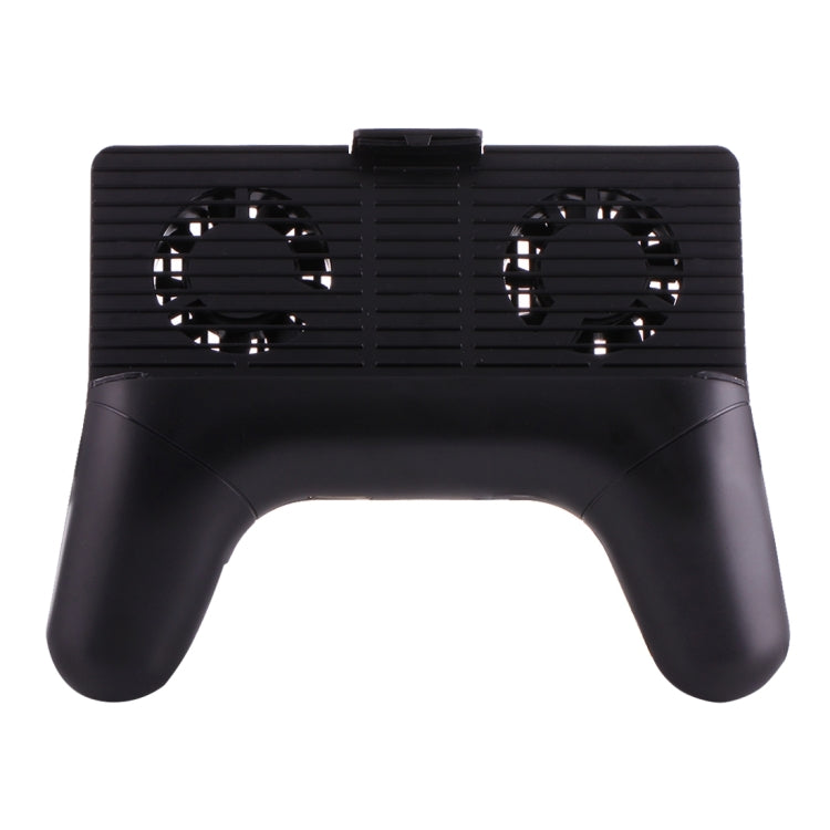 3 in 1 Games Handle Style USB Charger & Holder Mount & Fan Cooling Pad, For Samsung, HTC, LG, Sony, Huawei, Lenovo, Xiaomi and other Smartphones(Black)