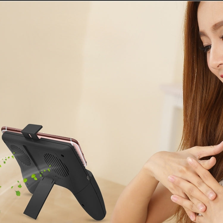 3 in 1 Games Handle Style USB Charger & Holder Mount & Fan Cooling Pad, For Samsung, HTC, LG, Sony, Huawei, Lenovo, Xiaomi and other Smartphones(Black)