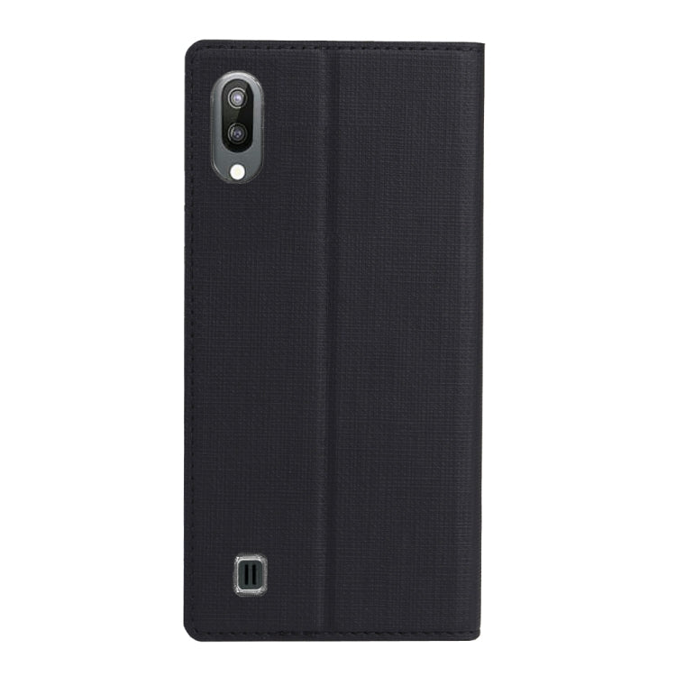 ViLi Texture PU Leather Case for Galaxy M10 ,with Holder & Card Slots & Wallet