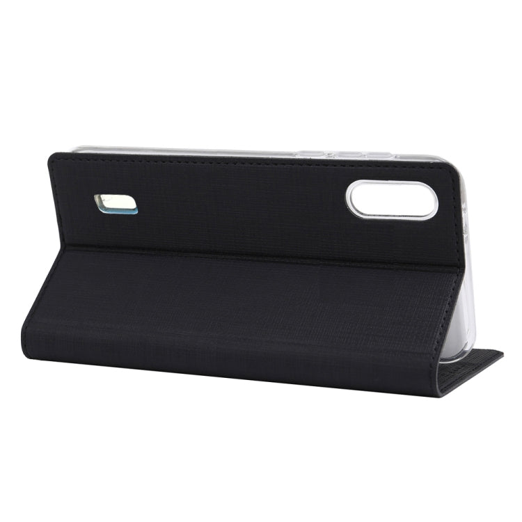 ViLi Texture PU Leather Case for Galaxy M10 ,with Holder & Card Slots & Wallet