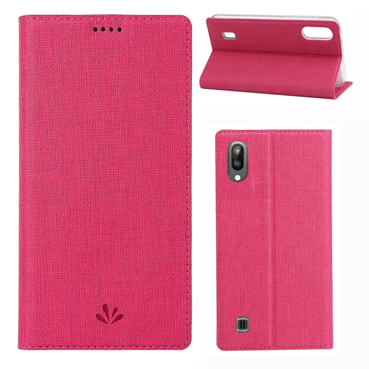 ViLi Texture PU Leather Case for Galaxy M10 ,with Holder & Card Slots & Wallet