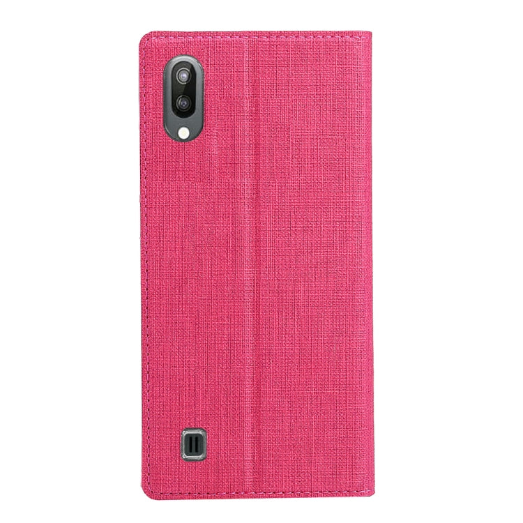 ViLi Texture PU Leather Case for Galaxy M10 ,with Holder & Card Slots & Wallet