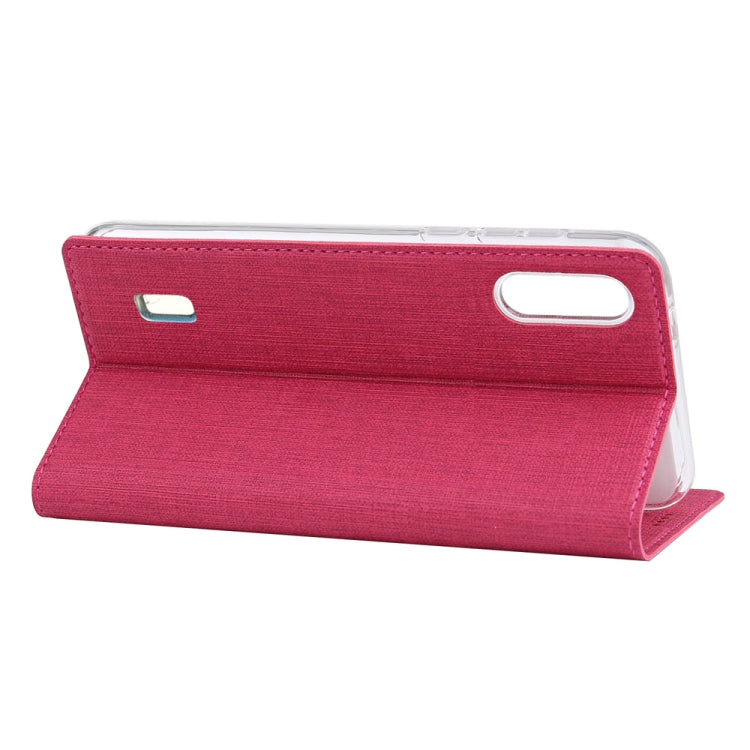 ViLi Texture PU Leather Case for Galaxy M10 ,with Holder & Card Slots & Wallet