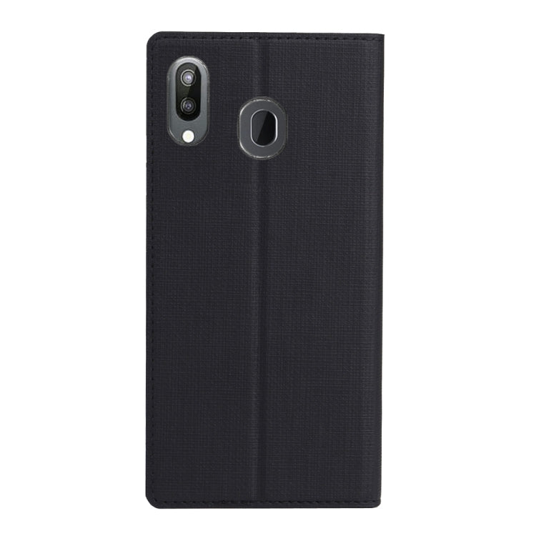 ViLi Texture PU Leather Case for Galaxy M20 ,with Holder & Card Slots & Wallet
