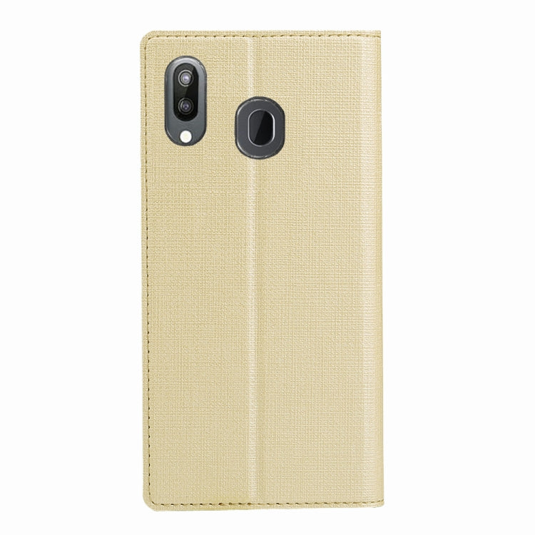 ViLi Texture PU Leather Case for Galaxy M20 ,with Holder & Card Slots & Wallet