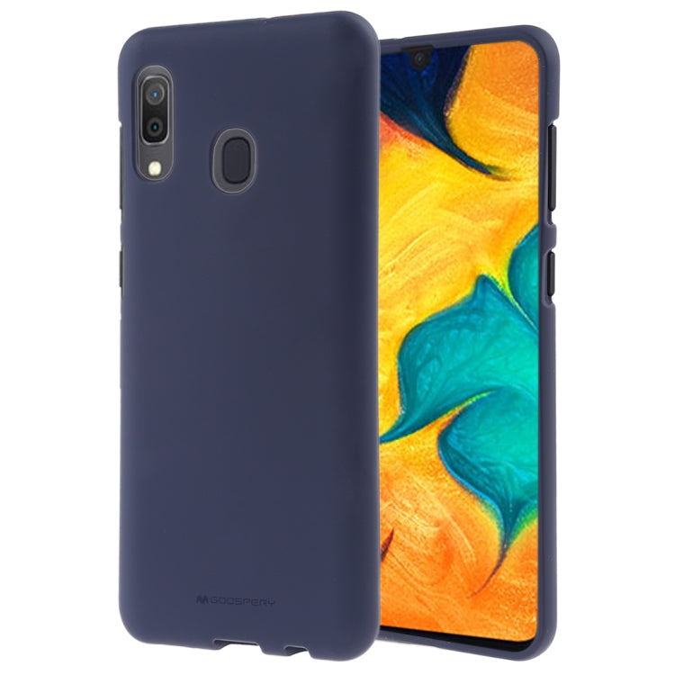 GOOSPERY SOFT FEELING Liquid TPU Drop-proof Soft Case for Galaxy A30