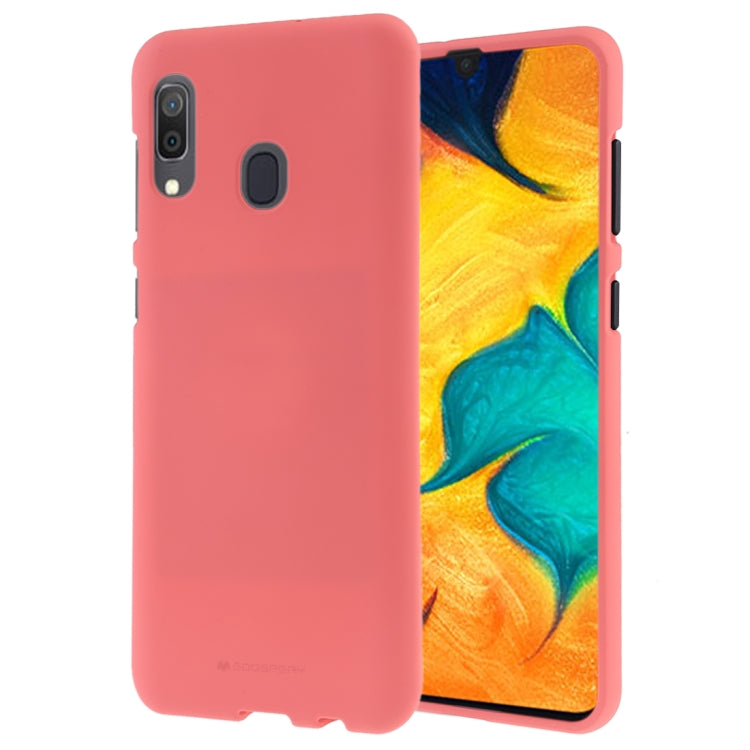 GOOSPERY SOFT FEELING Liquid TPU Drop-proof Soft Case for Galaxy A30