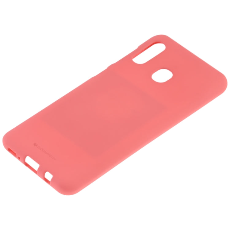 GOOSPERY SOFT FEELING Liquid TPU Drop-proof Soft Case for Galaxy A30