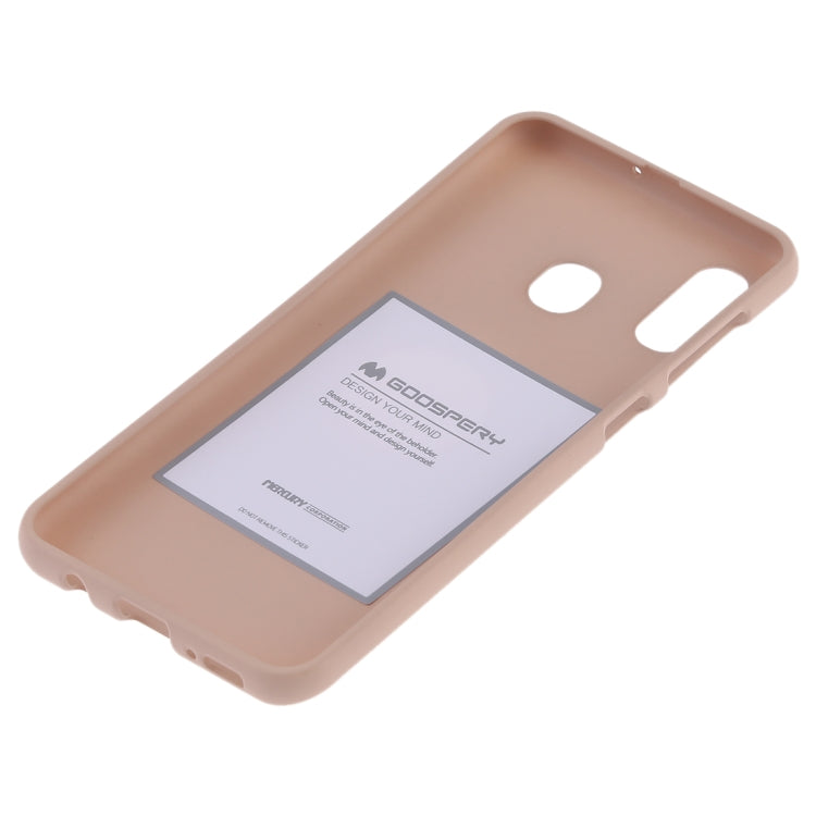 GOOSPERY SOFT FEELING Liquid TPU Drop-proof Soft Case for Galaxy A30