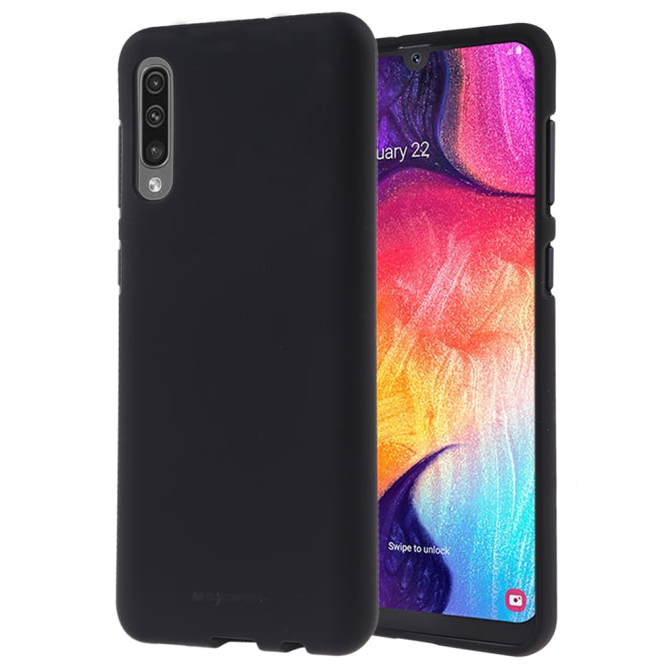 GOOSPERY SOFT FEELING Liquid TPU Drop-proof Soft Case for Galaxy A50