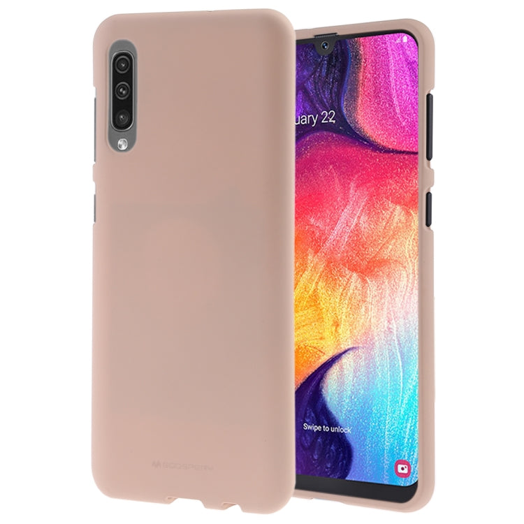 GOOSPERY SOFT FEELING Liquid TPU Drop-proof Soft Case for Galaxy A50
