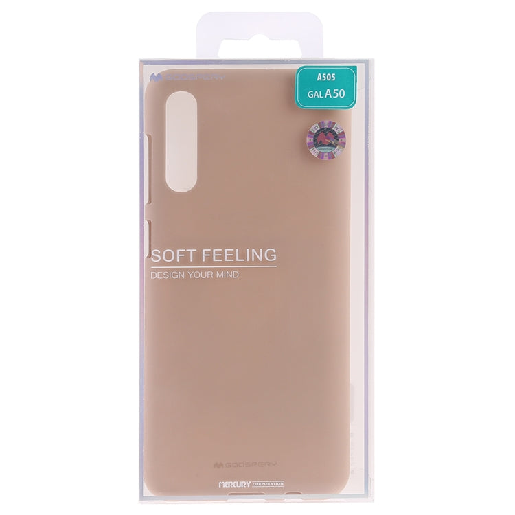 GOOSPERY SOFT FEELING Liquid TPU Drop-proof Soft Case for Galaxy A50