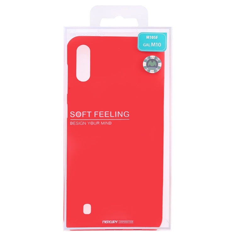 GOOSPERY SOFT FEELING Liquid TPU Drop-proof Soft Case for Galaxy M10