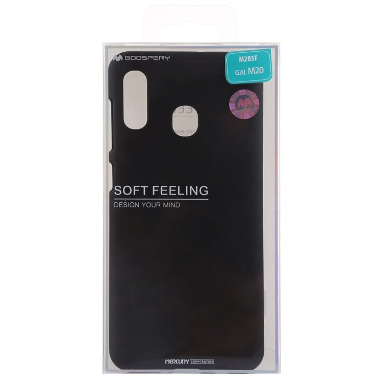 GOOSPERY SOFT FEELING Liquid TPU Drop-proof Soft Case for Galaxy M20