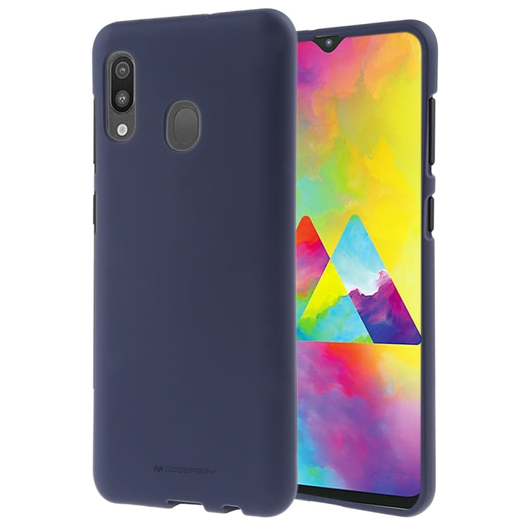 GOOSPERY SOFT FEELING Liquid TPU Drop-proof Soft Case for Galaxy M20
