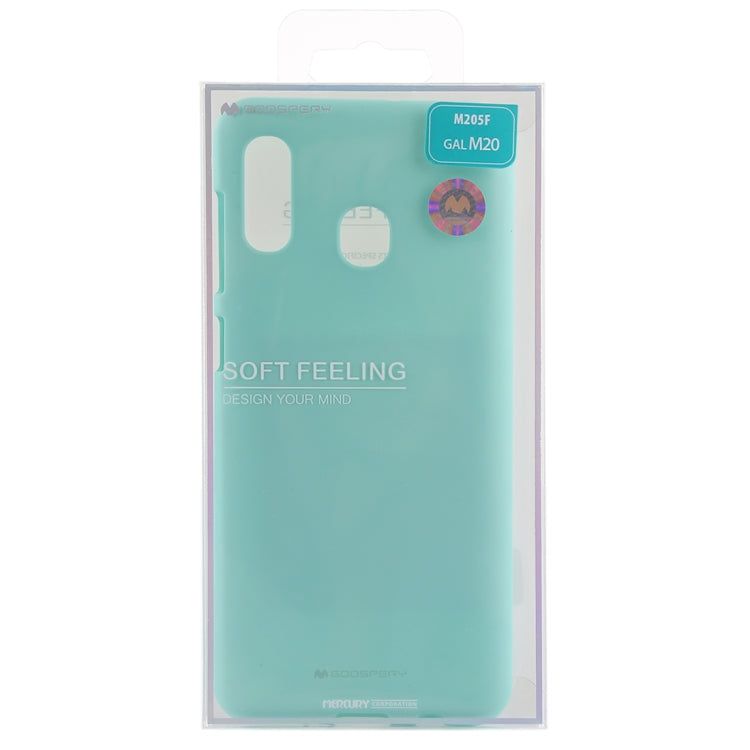 GOOSPERY SOFT FEELING Liquid TPU Drop-proof Soft Case for Galaxy M20