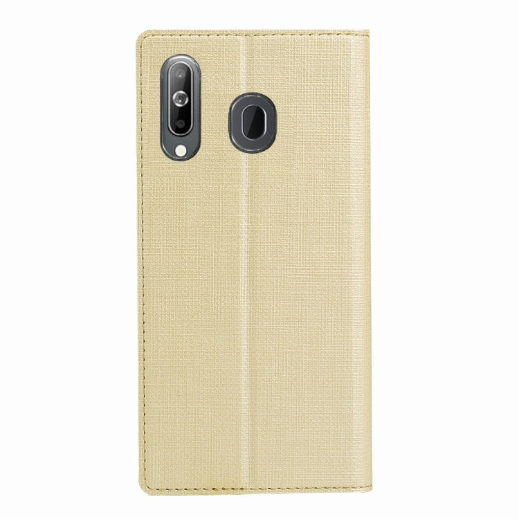 ViLi Texture PU Leather Case for Galaxy M30 ,with Holder & Card Slots & Wallet