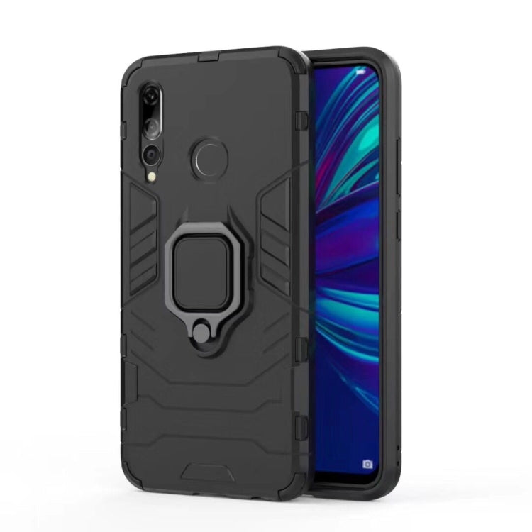 PC + TPU Shockproof Protective Case for Galaxy A60, with Magnetic Ring Holder