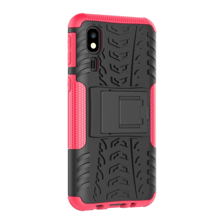 Tire Texture TPU+PC Shockproof Case for Galaxy A2 Core, with Holder