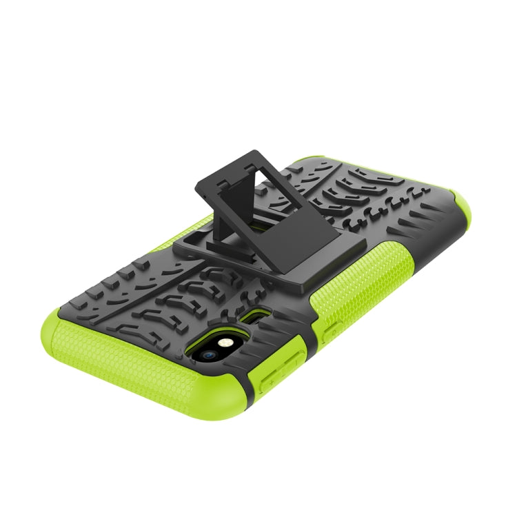 Tire Texture TPU+PC Shockproof Case for Galaxy A2 Core, with Holder